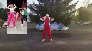 Зажигательный танец  от китайцев # Танцуем вместе с ними # 60+