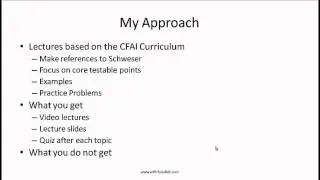 Why Buy Arif Irfanullah CFA Videos