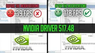 BEST NVIDIA SETTINGS TO BOOST FPS FOR GAMING & FIXING STUTTER 🔥 | Optimize NVIDIA DRIVER 517.48 ✔️