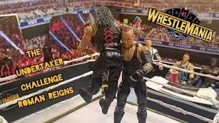 The Undertaker Challenge Roman Reigns with Action figure Match