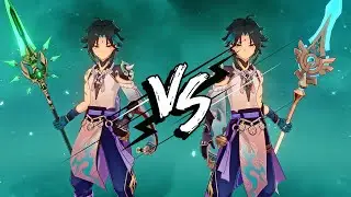 Нефритовый коршун VS Небесная ось | Сяо | Genshin Impact