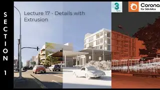 3ds Max 2023: Adding Details with Extrusion | Precision Modeling Tutorial for Beginners & Pros
