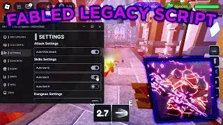 Roblox Fabled Legacy Script - (Auto Farm, Auto Dungeon, Auto Stats, Event)