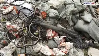 Опасная свалка в центре города Владимира