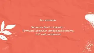 Free AI LinkedIn Bio Generator