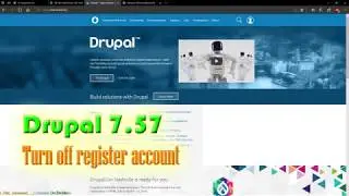 Turn off register account in Drupal 7 (2018)