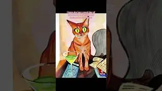 drawing my childhood cat
