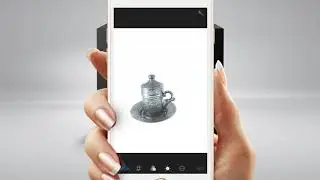 Fotobox Pro F32 Plus ile Gümüş Fincan Fotoğraf Çekimi
