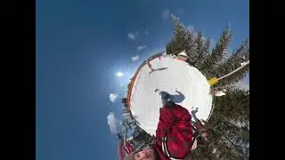 Буковель сноубординг 2021. Bukovel snowboarding. GoPro fusion 360
