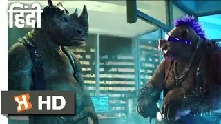 Teenage Mutant Ninja Turtles 2 (2016) - Bebop & Rocksteady Hindi Scene (3/10) | Hindi Clips