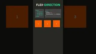Flex Direction in Advance CSS | HTML CSS 