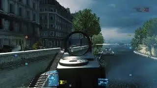 Battlefield 3 Conquest Seine Crossing 64-9 Gameplay AK-74M