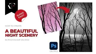 How to create a moody night scenery within minutes on iPad