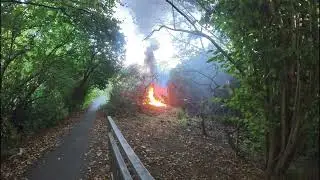 FIRE STARTED DELIBRATELY