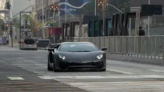 FINALMENTE SAIU DA TOCA!!! LAMBORGHINI AVENTADOR SV ACELERANDO PELAS RUAS DE SÃO PAULO *João Vilkas*