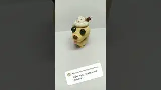 Эгг ног🍮🍦собака из воздушного пластилина адопт ми/Egg nog dog from clay adopt me! 