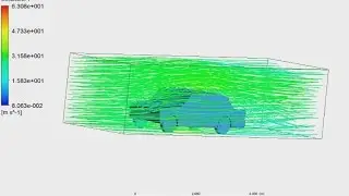 Tutorial ANSYS CFX Part 2/2 | Analysis aerodynamics the car in ANSYS CFX, drag and lift force
