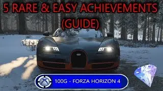 Forza Horizon 4 - 5 RARE but Easy Achievements (GUIDE)