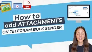 How to add attachments On Telegram Bulk Sender |  Send BULK Telegram Attachments in SECONDS?