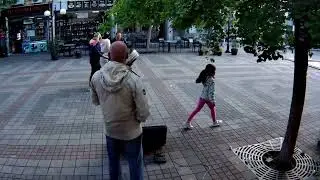 Notre Dame de Paris   Belle Pomorie Sax Street performance