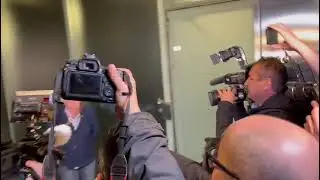 Sortida de Clara Ponsatí de la Ciutat de la Justícia després de ser detinguda