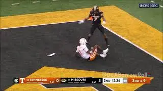 Kris Abrams-Draine (Missouri CB) vs Tennessee 2023