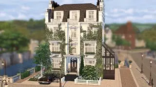 ROMANTIC TOWNHOUSE | Sims 4 Speed Build (Stop Motion)
