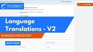 Language Translations in Forms Layout Designer v2