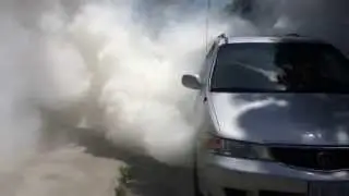 400 HP Honda Odyssey burnout