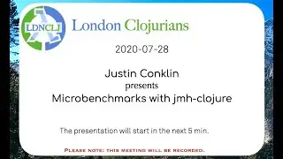 Performance testing with JMH Clojure & Java Microbenchmark Harness - Justin Conklin