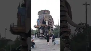 Huge elephant robot