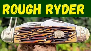 Rough Ryder Tuff Stag Scout Pocket Knife