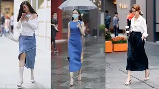 抖音街拍穿搭 / 抖音性感美女热门合集 Mejores Street Fashion Tik Tok | Hottest Chinese Girls Street Fashion Style #14