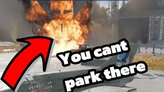You can't park there, sir.