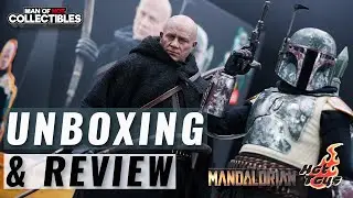 Hot Toys BOBA FETT DELUXE (2 Pack) Unboxing and Review | The Mandalorian