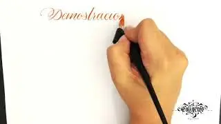 Demostración de caligrafía en Bogotá