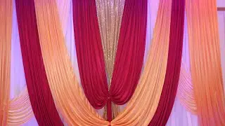 DIY: BACKDROP TUTORIAL | EVENT BACKDROP SET UP | STAGE DRAPING