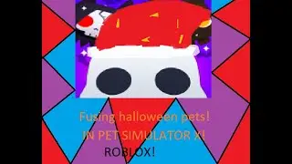Fusing halloween Pets, Methods! Roblox Pet simulator X!