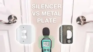 Scientifically Quiet. Door Silencer Decibel Test. (-20db in 60 seconds).