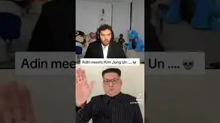 Adin ross meets Kim Jung un #adinross #northkorea #adin #shorts #kimjungun