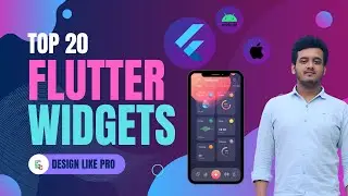 Top 20 Flutter Widgets Must-Know for Beginners || Bangla Flutter Tutorial || 