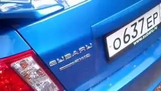 Холодный старт WRX STI 2013