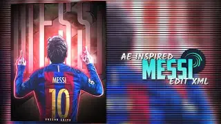 AE Inspired Messi Edit In Alight Motion 🔥 |  Want Preset?