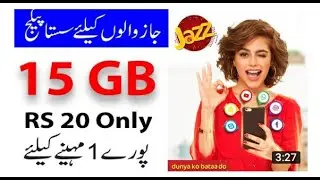 jazz Tik tok package  in just 15 rupees