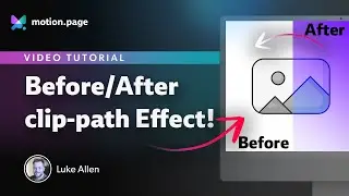 Create Before and After Photo Effects with ScrollTrigger - GSAP/Motion.page and Bricks Builder 🔥