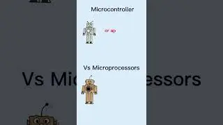 microcontroller vs microprocessor