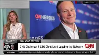 'CNN News Central' announcement of Chris Licht leaving network