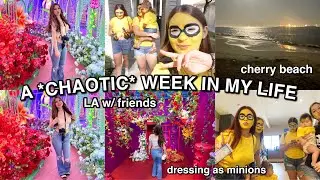 VLOG: LIFE AS A YOUNG MOM… our night routine, spending the day with sisters, & a trip to LA!