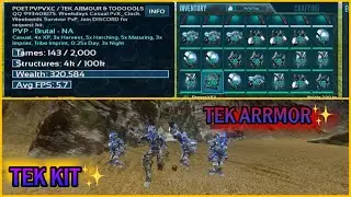 ( ARK MOBILE ) We joined server 😯 TEK KIT😱 Tek Arrmor🥼