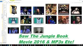 Saw The Jungle Book Movie 2016 & MP3s Etc! [HD]